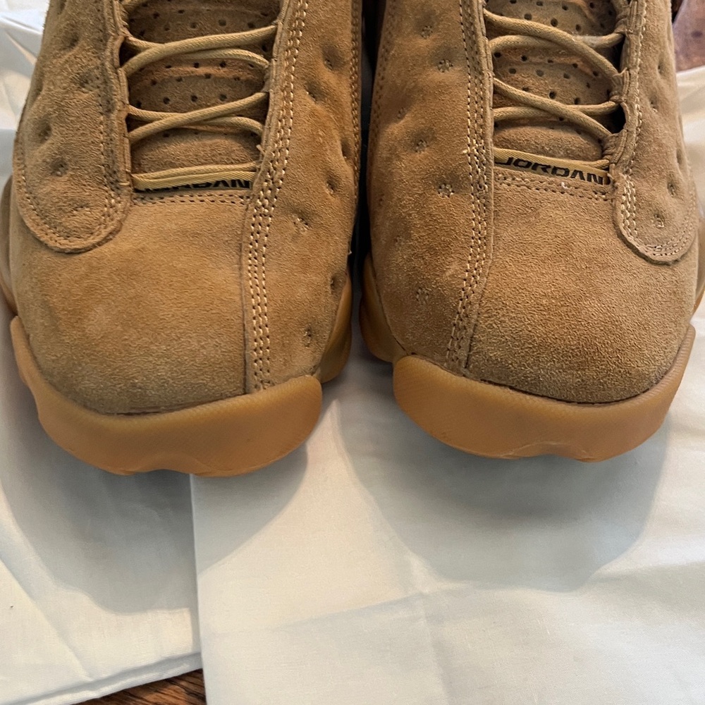 Size 10- iconic Nike Air Jordan 13 Retro Wheat 2017, 414571-705 Men’s authentic - Picture 8 of 11